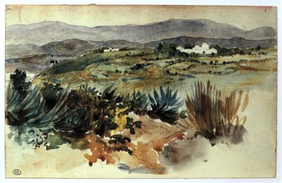 Morocco by Ferdinand Victor Eugene Delacroix